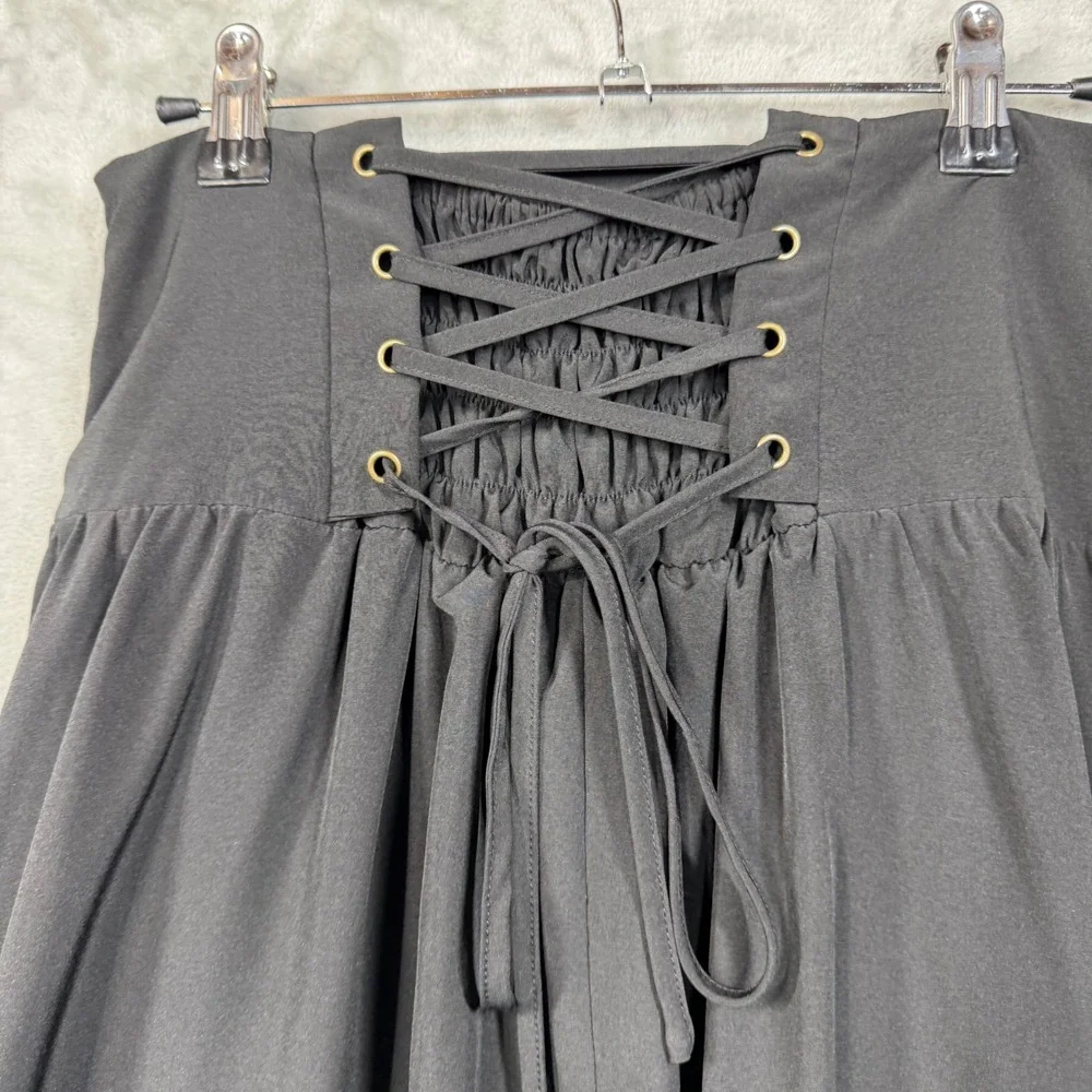 Scarlet Darkness Skirt/Top Womens M Black Gothic Steampunk Rein Fest Halloween